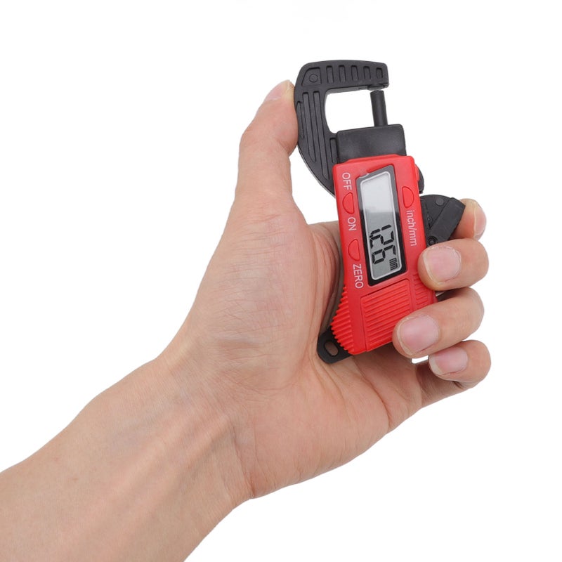 Electronic Thickness Gauge 0‑12.7mm High Accuracy Manual Digital Dial Thickness Meter for Paper Film Wire Document - Image 3