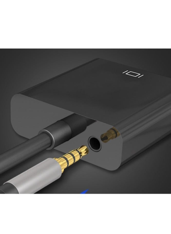 1080P Portable HDMI to VGA Adapter Converter Cable and USB Power 3.5mm Audio Cable - Image 2