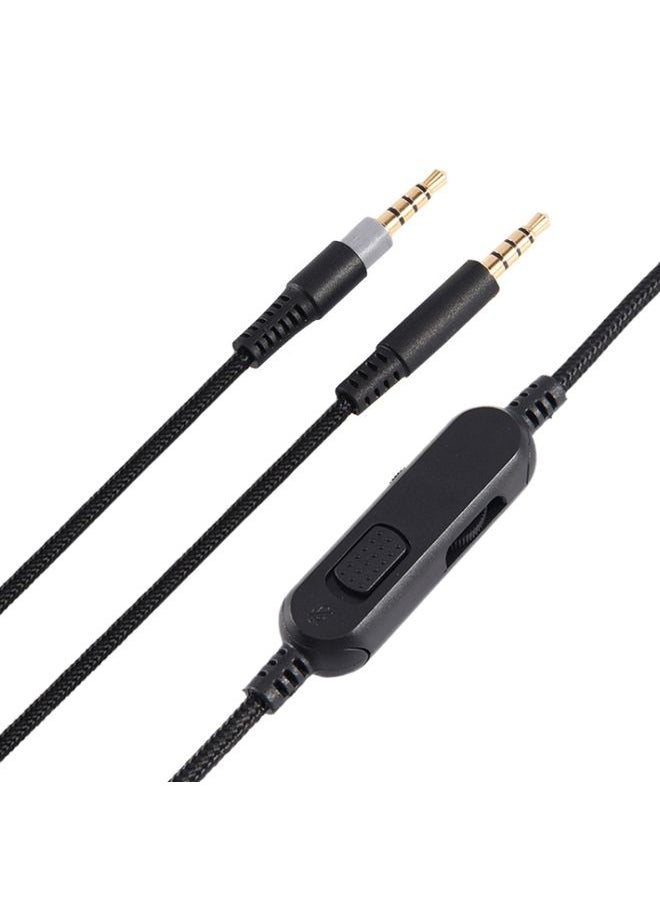 BURAQ ZS0161 3.5mm Headphone Audio Cable for HyperX Cloud MIX / Cloud Alpha(Black)  - Image 1