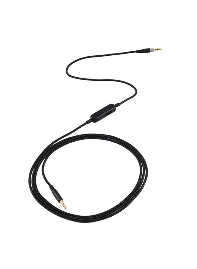 BURAQ ZS0161 3.5mm Headphone Audio Cable for HyperX Cloud MIX / Cloud Alpha(Black)  - Image 2