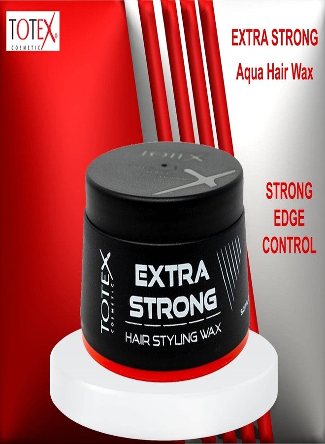 Totex Hair Styling Wax | Extra Strong Red Paste Hair Wax | Edge Control Barbers Shop Certified | Men & Woman 150 ml - Image 5