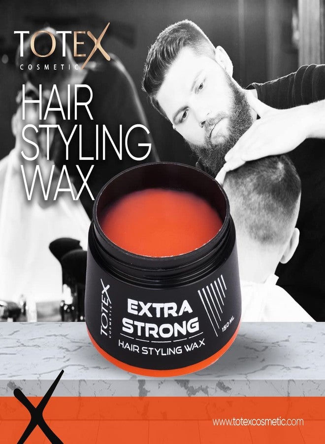 Totex Hair Styling Wax | Extra Strong Red Paste Hair Wax | Edge Control Barbers Shop Certified | Men & Woman 150 ml - Image 3
