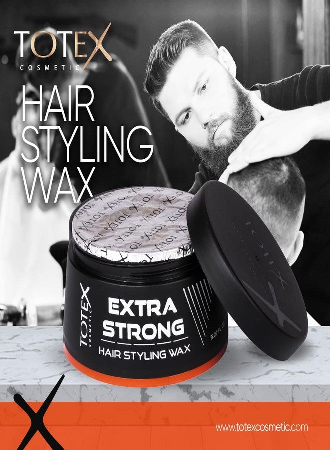 Totex Hair Styling Wax | Extra Strong Red Paste Hair Wax | Edge Control Barbers Shop Certified | Men & Woman 150 ml - Image 2