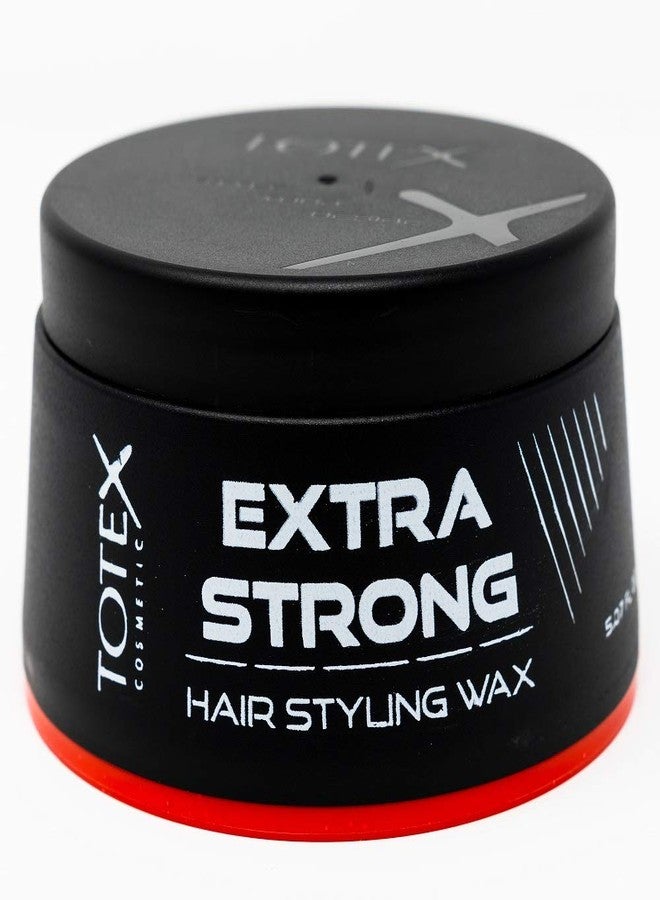Totex Hair Styling Wax | Extra Strong Red Paste Hair Wax | Edge Control Barbers Shop Certified | Men & Woman 150 ml - Image 1