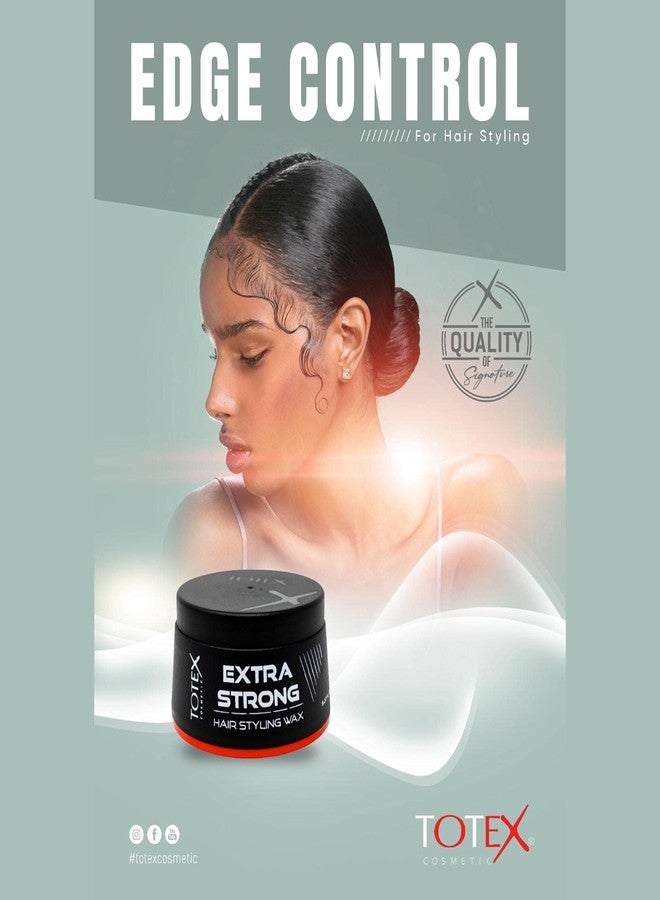 Totex Hair Styling Wax | Extra Strong Red Paste Hair Wax | Edge Control Barbers Shop Certified | Men & Woman 150 ml - Image 4