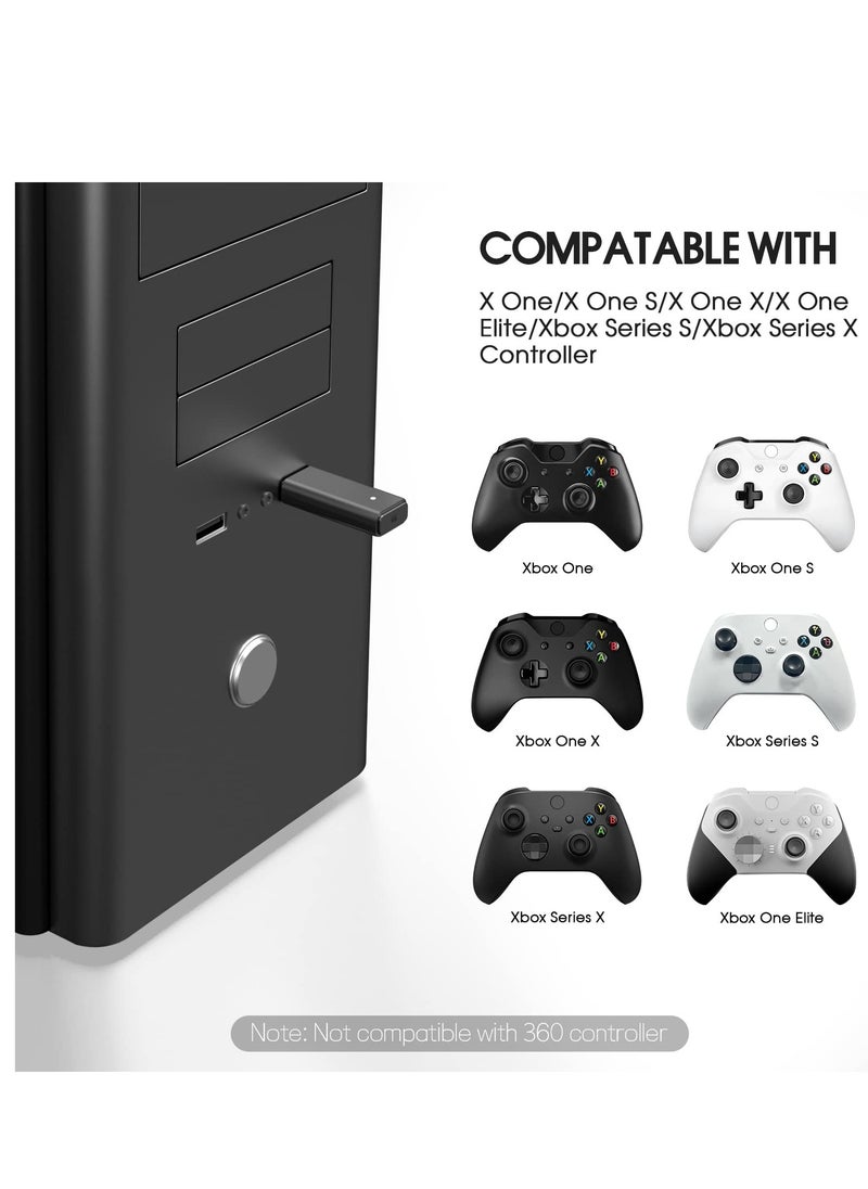 Generic Wireless Adapter for Xbox One Controller - USB Dongle Compatible with PC, Laptops, Tablets, Windows 7/8/8.1/10/11, Works with Xbox One, One S, One X, Elite 1 & Elite 2 Controllers.  - Image 3