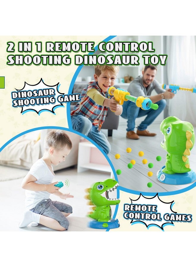 EagleStone Remote Control Movable Shooting Dinosaur Toys for Kids 3-5,5-7,Electronic Dino Shooting Game with Spay & Auto Scoring, Light & Sounds,Party Favors,Toys for 3,4,5 6,7 8 Year Old Boys& Girls - Image 2