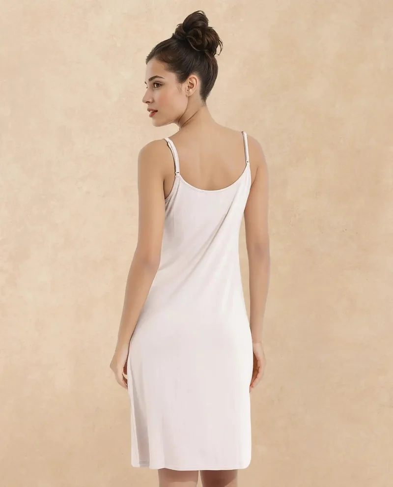 Rareism Rareism Women Slippy Beige Modal Fabric Solid Inner Wear
