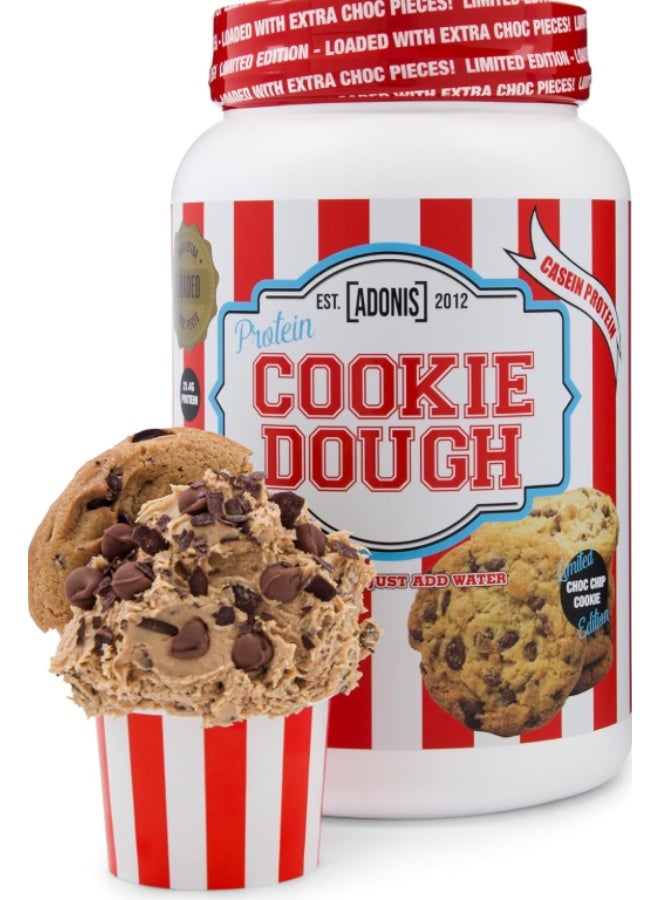 آدونیس أدونيس عجينة كوكي محشوة برقائق الشوكولاتة (Loaded Choc Chip Cookie Dough) | 1 كجم | حلوى عالية البروتين ومنخفضة الكربوهيدرات - Image 3