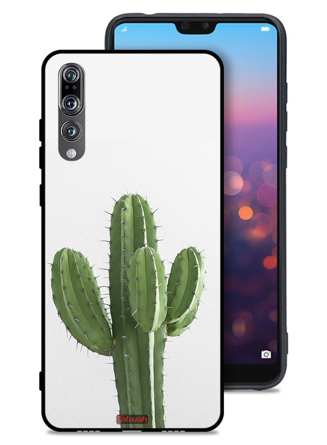 Tolwak Huawei P20 Pro Protective Case Cover Cactus Plant - Image 1