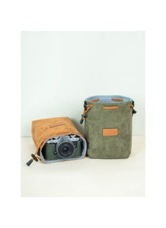Generic Suitable For Fuji Camera Bag Canon Storage Bag Micro Single For sony Inner Bag Nikon Protective Cover-Color:Green Medium  - Image 2
