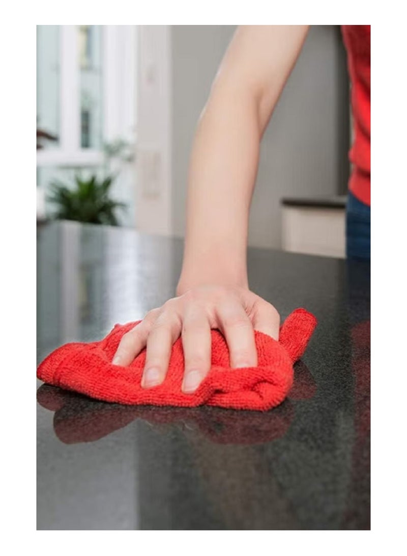 Vileda Microfiber cloth, absorbent, healthy, versatile, durable and washable 30x30cm - 8 pieces Multicolor 30x30cm Multicolor 30x30cm - Image 2