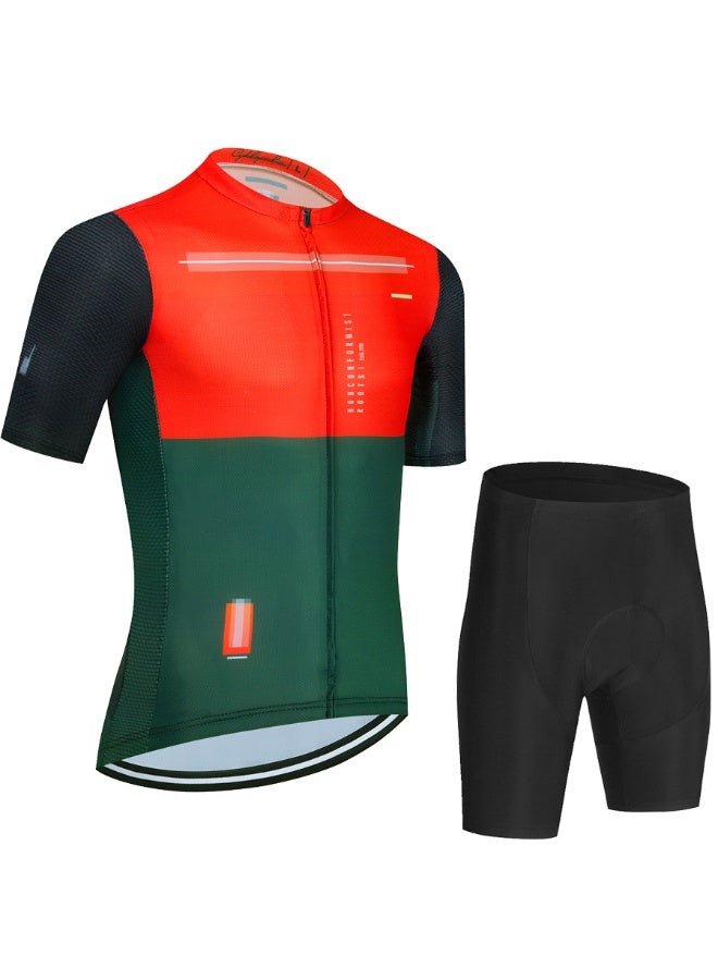 KUYING Summer Short Sleeved Cycling Suit Set  - Image 1