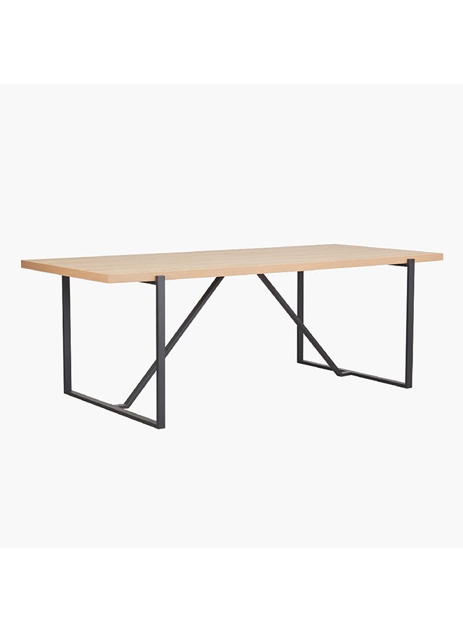 Home Box Indus 8-Seater Dining Table 100 x 76 x 220 cm  - Image 1