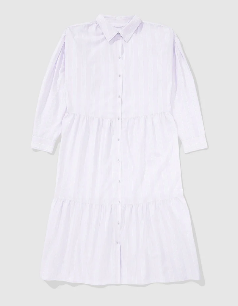 Aerie  Aerie Good Day Midi Shirt Dress for Women | Best Price UAE