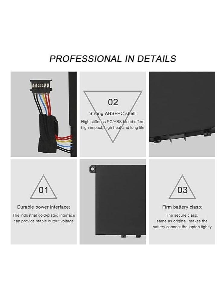 Terabyte Replacement L18M4P71 Laptop Battery for Lenovo ThinkPad X1 Extreme 1st Gen/2nd Gen ThinkPad P1 1st/2nd Gen Series L17C4P72 L17M4P72 01YU911 01AY968 01AY969 5B10V98091 15.36V 8 0Wh - Image 3