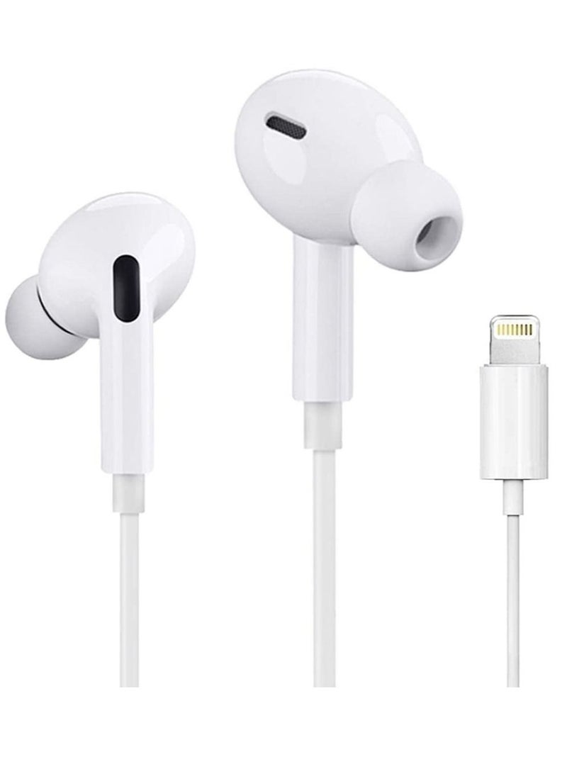 ELTRAZONE موصل سماعة الأذن السلكية (ميكروفون مدمج وتحكم في مستوى الصوت) سماعة رأس ستيريو داخل الأذن متوافقة مع آيفون 12/SE/11/XR/XS/X/7/Plus/8/Plus - Image 1