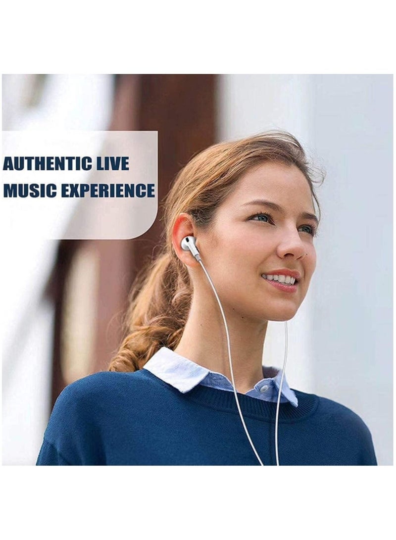 ELTRAZONE موصل سماعة الأذن السلكية (ميكروفون مدمج وتحكم في مستوى الصوت) سماعة رأس ستيريو داخل الأذن متوافقة مع آيفون 12/SE/11/XR/XS/X/7/Plus/8/Plus - Image 2