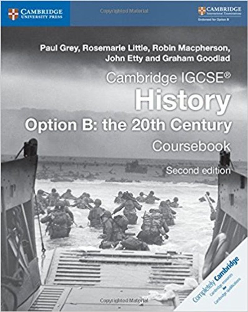 Cambridge Igcse (R) History Option B: The