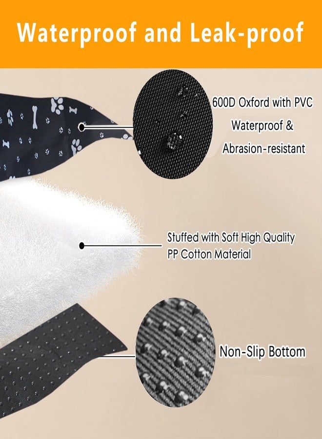 THINMUHAND Dog Playpen Mesh Bottom Pad Fits for 36 Inch 4 Panels Metal Exercise Pet Playpen, Dog Crate Pad Puppy Playpen Pad, Elastic Buckles Connections. -Black - Image 4