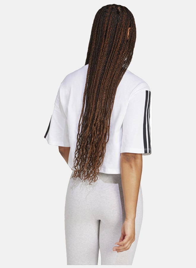 Adidas Essentials 3-Stripes Cotton Loose T-Shirt  - Image 4