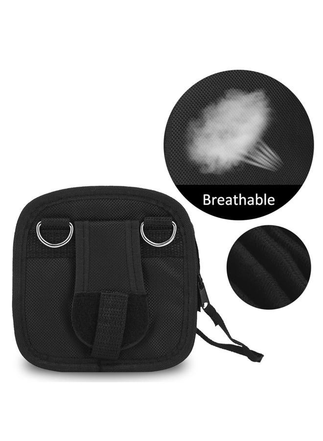 Serounder 9 in 1 Lens Filter Shoulder Bag,Portable 9 Slot Filter/Filter Bracket/Lens Adapter Ring Nylon Scratch-Resistance Fixed Carrying Photography Accessory Case Wallet Pouch with Detachable Strap - Image 4