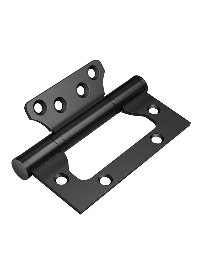 VOLUKA 6 Pack Non-Mortise Door Hinges - Easy to Install, 4" × 3" Stainless Steel Door Hinges - Smooth Movement and Heavy Duty, Black - Image 1