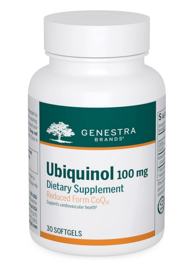 جنيسيس Genestra Brands Ubiquinol 100mg | يوفر دعمًا مضادًا للأكسدة | 30 كبسولة - Image 1