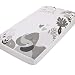 NoJo Elephant Hugs Grey and White I Am So Loved 100 Cotton Photo Op Fitted Crib Sheet - Image 2