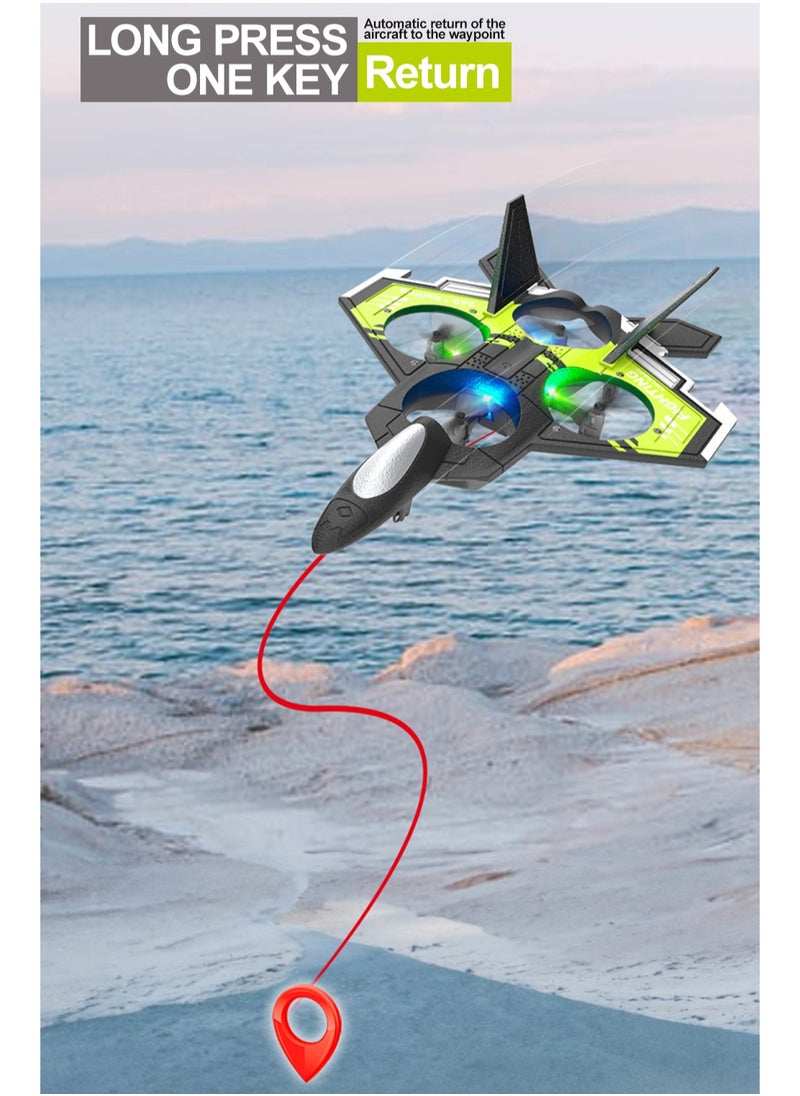 HouDeOS - RC Remote Control Airplane 2.4G Remote Control Fighter Drone Hobby Plane Glider Airplane EPP Foam Toys RC Drone Kids Gift - Image 1