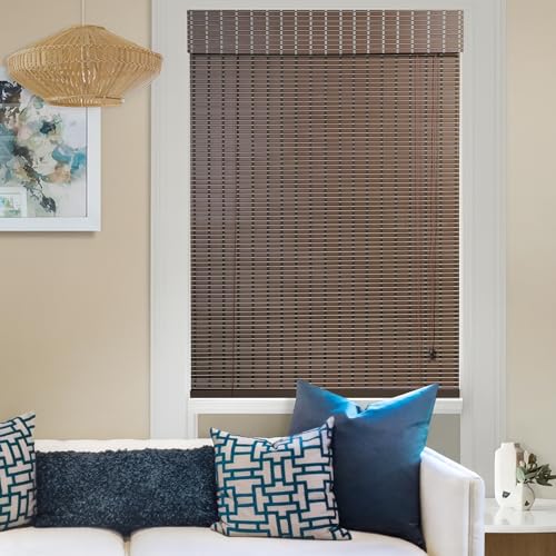 Mr.ChickWala Light Filtering & Cooling PVC Exterior & Interior Window Blind for Balcony and Outdoor Area - Sun Shade, Heat Reducing, Rain Resistant Choclate Brown (4Feet X 7Feet) - Image 5