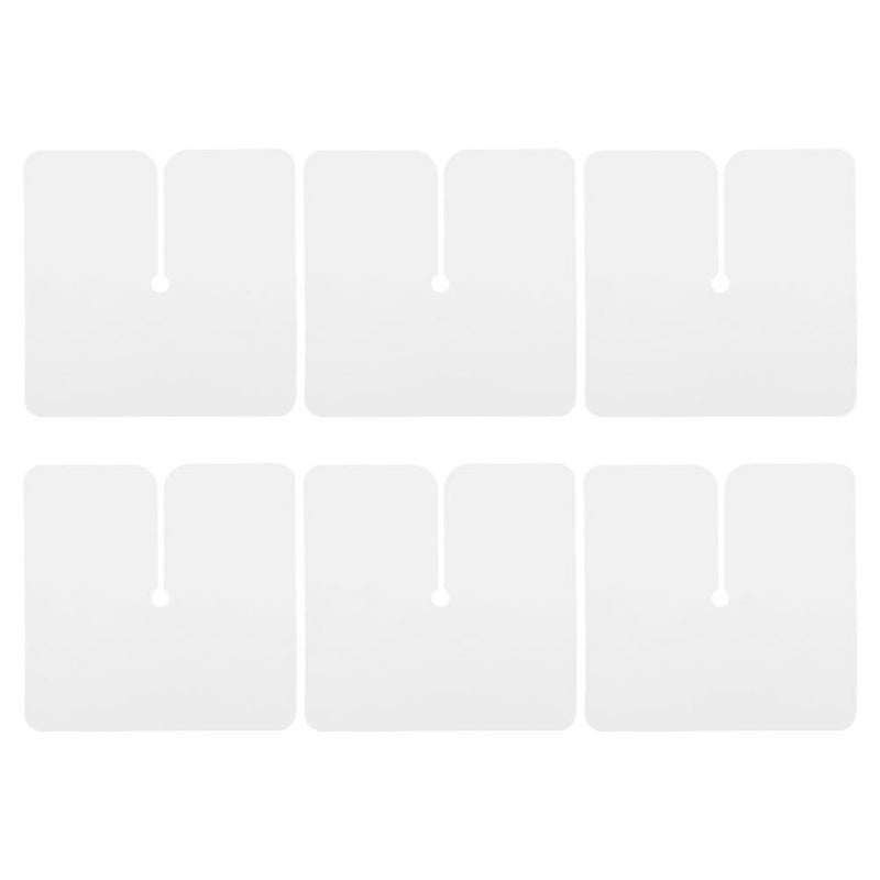 Low wear optimized build Beavorty Heat Shield Guards, Hair Extensions Shield Square, Single Hole, Square Spacer Template, Clear Fusion Glue Protector for Hair Extension Using, Heat Guards for Extension Bonding Heat insulation layer - Image 1
