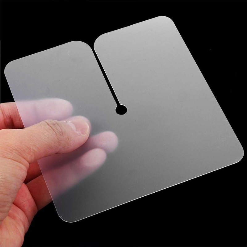 Low wear optimized build Beavorty Heat Shield Guards, Hair Extensions Shield Square, Single Hole, Square Spacer Template, Clear Fusion Glue Protector for Hair Extension Using, Heat Guards for Extension Bonding Heat insulation layer - Image 4