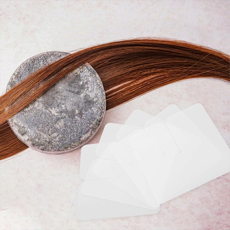 Low wear optimized build Beavorty Heat Shield Guards, Hair Extensions Shield Square, Single Hole, Square Spacer Template, Clear Fusion Glue Protector for Hair Extension Using, Heat Guards for Extension Bonding Heat insulation layer - Image 5
