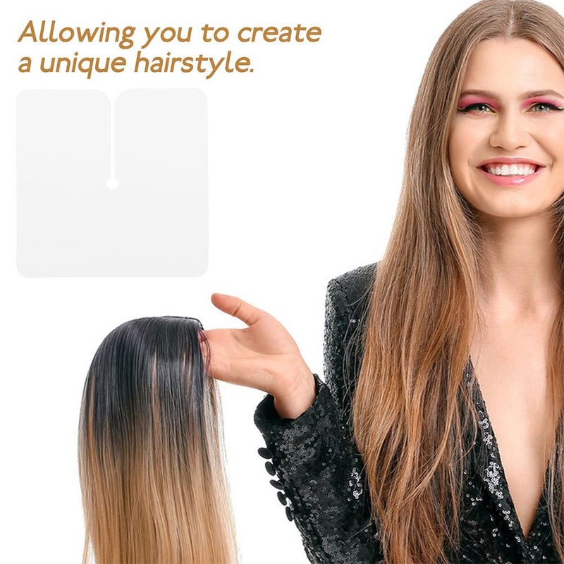 Low wear optimized build Beavorty Heat Shield Guards, Hair Extensions Shield Square, Single Hole, Square Spacer Template, Clear Fusion Glue Protector for Hair Extension Using, Heat Guards for Extension Bonding Heat insulation layer - Image 3