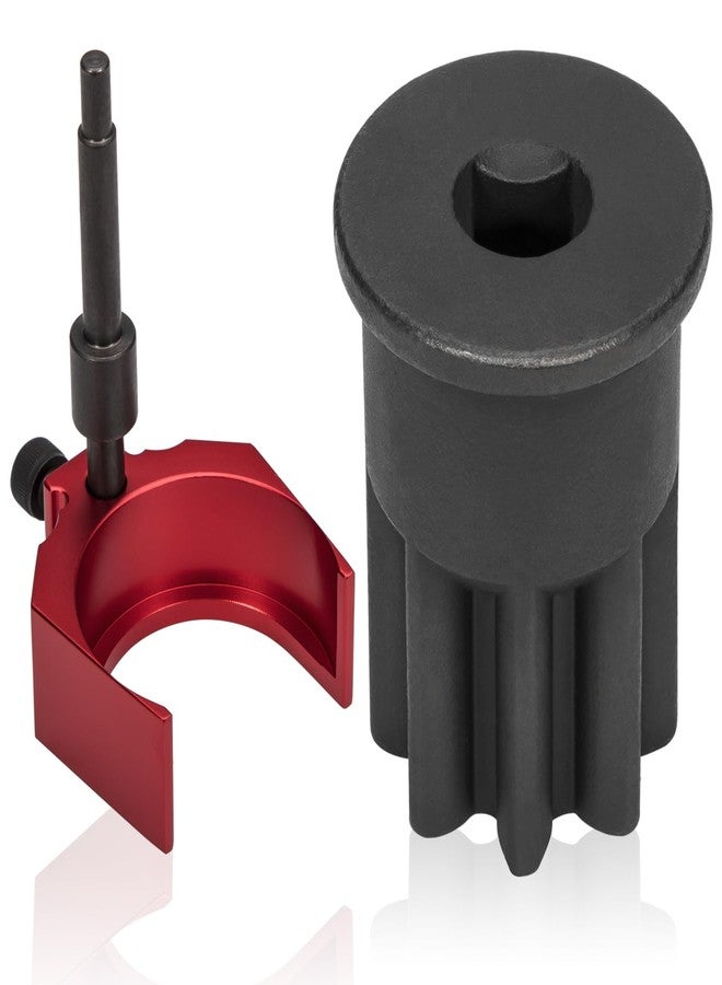 Camoo 9U-7227 Injector Height Adjustment Gauge Tool & J-38587-A Engine Barring Socket Engine Turning Tool For CAT Caterpillar 3406E, C15, C16 (Set of 2) - Image 1