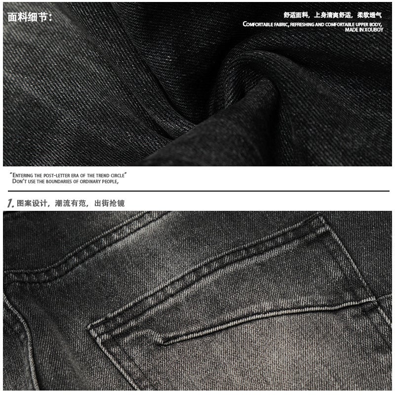 Unisex Classic Denim Jeans Loose Fit Daily Outdoor Wear - Image 5