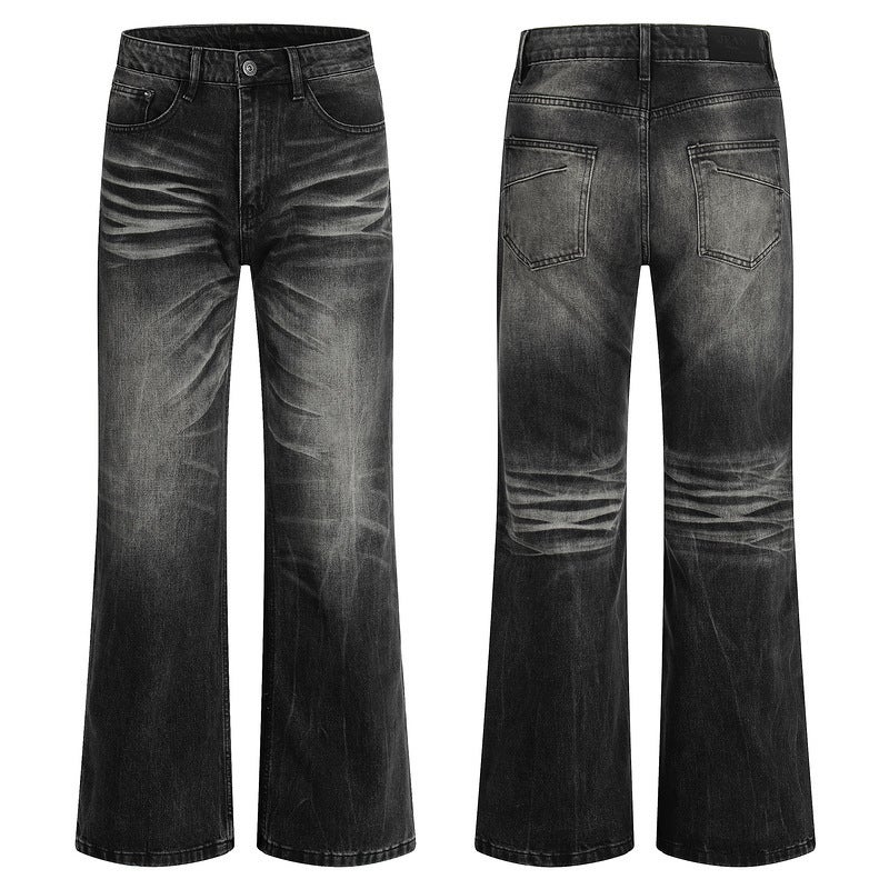 Unisex Classic Denim Jeans Loose Fit Daily Outdoor Wear - Image 4