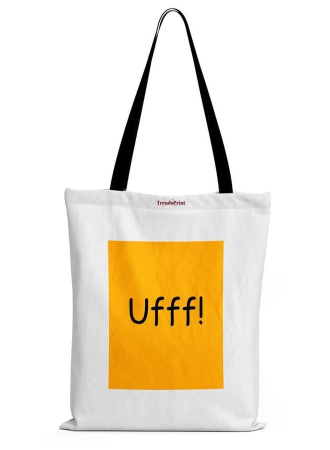 TrendoPrint Shopping/Grocery Bag, Multi-Purpose Bag, Sturdy Canvas Bag With 15Kgs Capacity Tote Bag For Women, College Bag For Girls (BTBN42) - Image 1