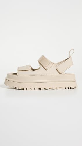 UGG صندل مسطح ذهبية من UGG للنساء، ملح البحر، 5 - Image 5