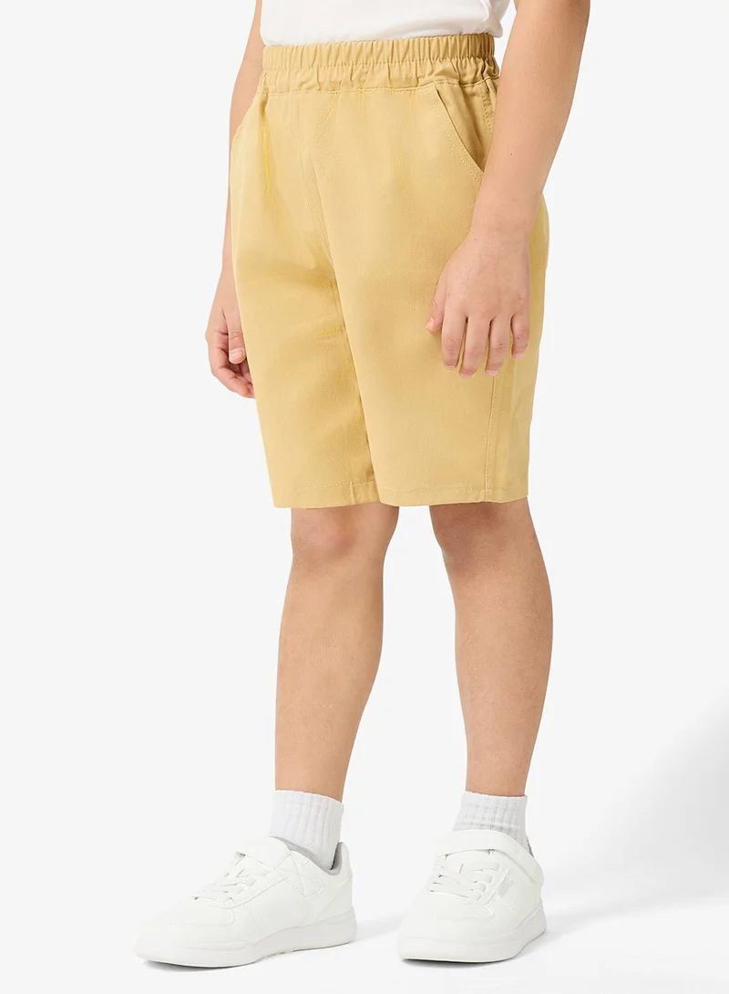 Pinata Beige Casual Short