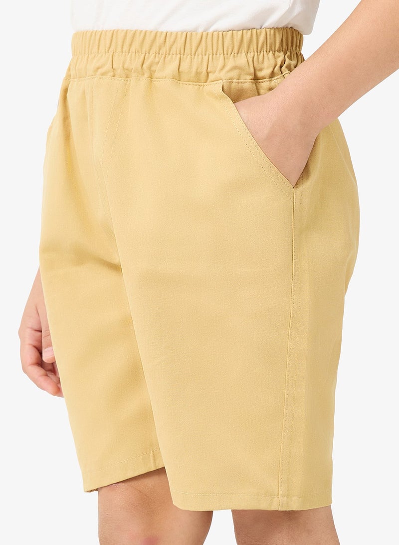 Pinata Beige Casual Short - Image 4