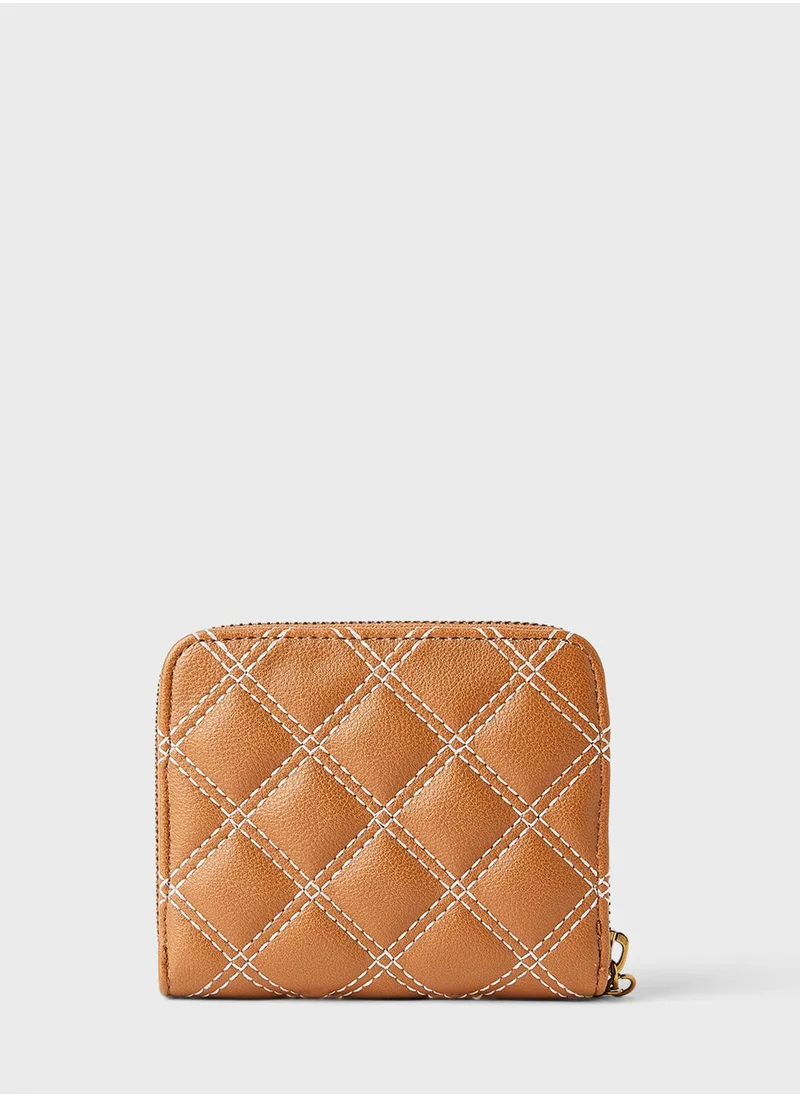 GUESS Cessily Small Zip Around Wallet