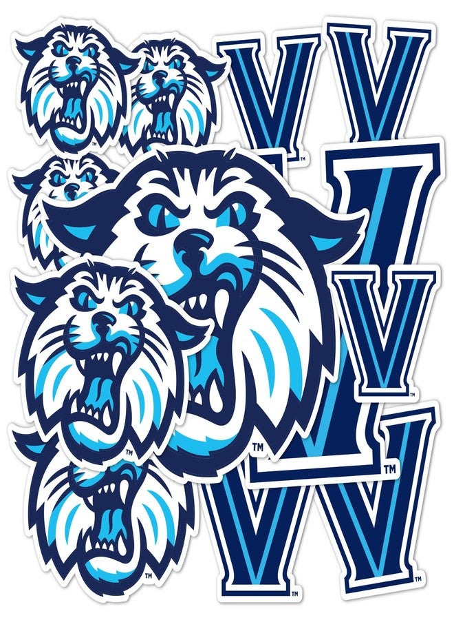 Desert Cactus Villanova University Sticker VU Wildcats Sticker Vinyl Decals Laptop Water Bottle Car Scrapbook Sheet T1 (Type 1-3) - Image 1