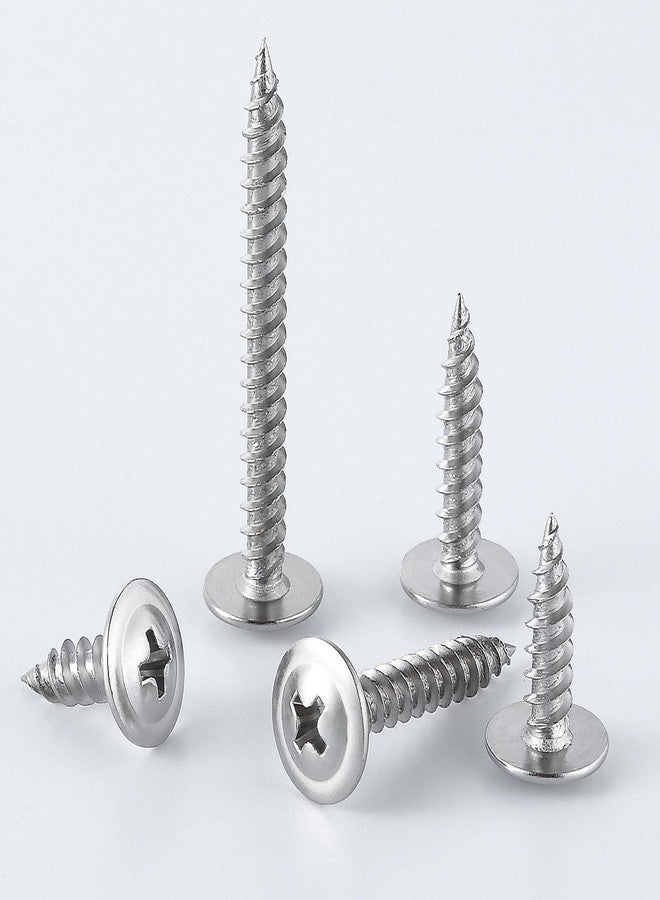 Wensilon (150pcs) #8×1-1/2" Phillips Cage Head Wood Screws Stainless Steel 410 Speed Metal Self Tapping - Image 4