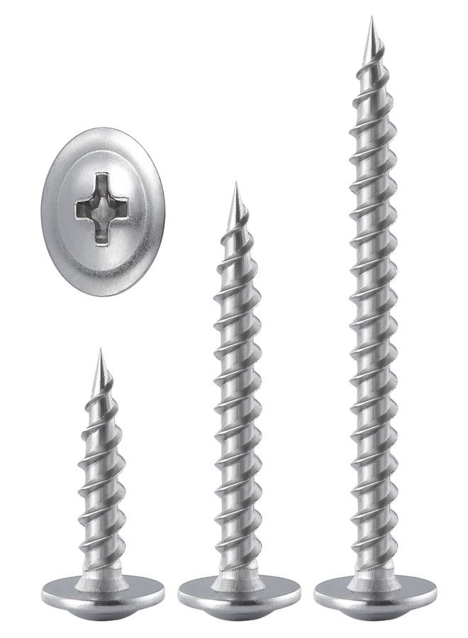 Wensilon (150pcs) #8×1-1/2" Phillips Cage Head Wood Screws Stainless Steel 410 Speed Metal Self Tapping - Image 5