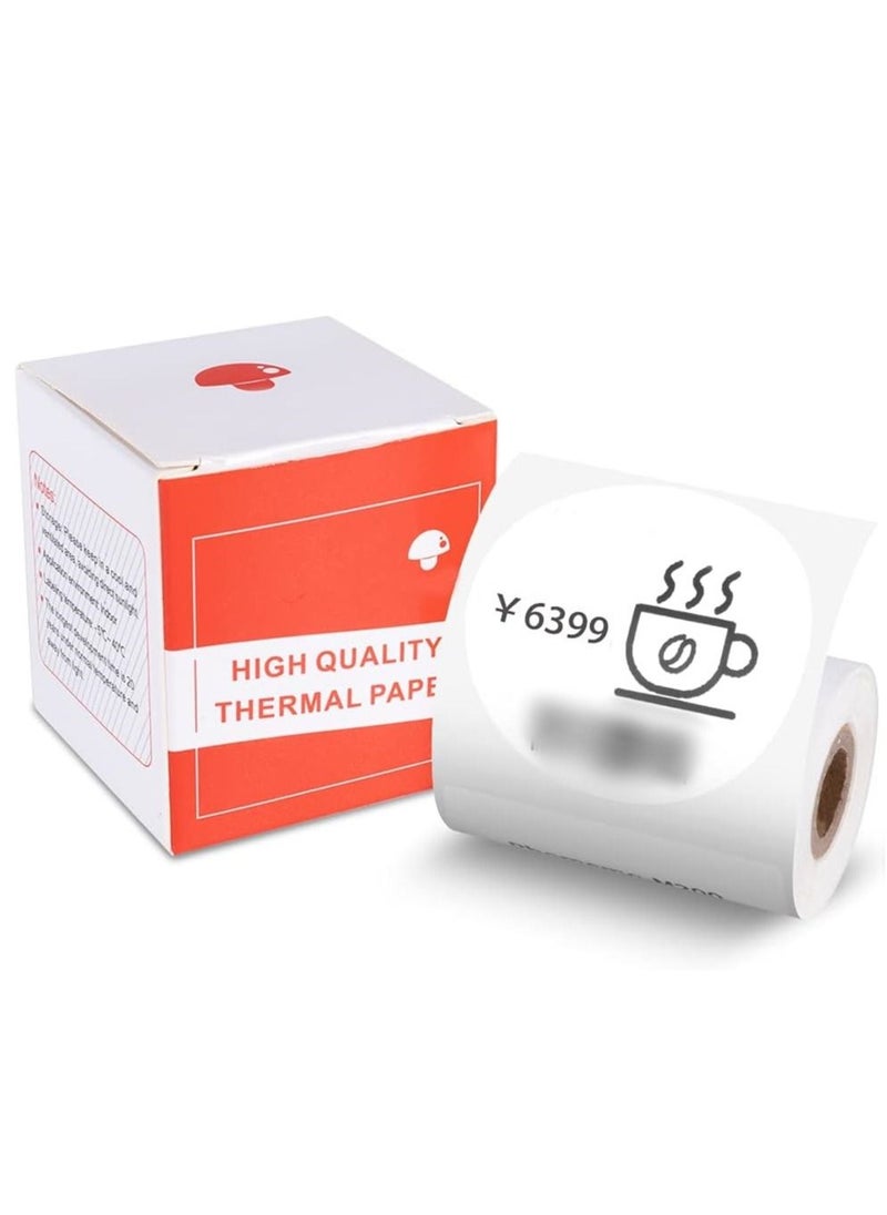 phomemo 1 Roll Label Printer Round Paper  Compatible with Phomemo M110/M200 Stickers for Business and Retailers (50*50mm)  - Image 1