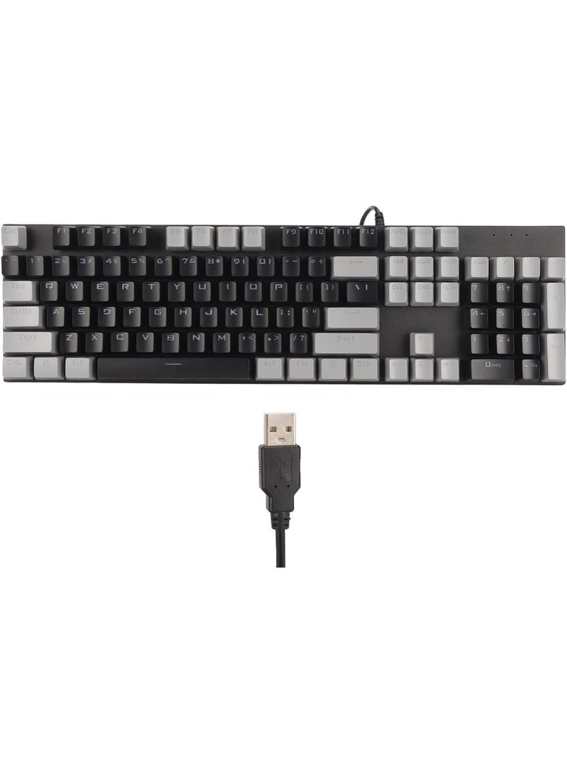 زيدلي لوحة مفاتيح الألعاب السلكية ZK100 بمنفذ USB لأجهزة الكمبيوتر المكتبية والمحمولة - 140 مفتاحًا متينًا، استجابة عالية الأداء على غرار المفاتيح الميكانيكية، تصميم ألعاب بإضاءة خلفية، خاصية منع التداخل، وأزرار تحكم متعددة الوسائط - تصميم مريح للاعبين - Image 5