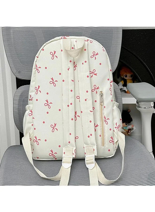 Take Two Nylon Bowknot Print Backpack