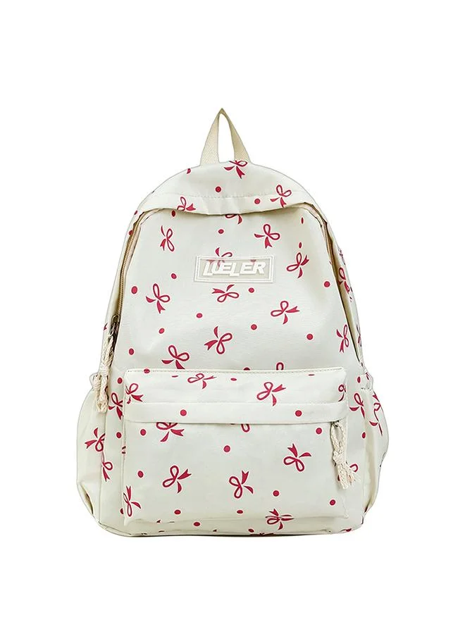 Take Two Nylon Bowknot Print Backpack